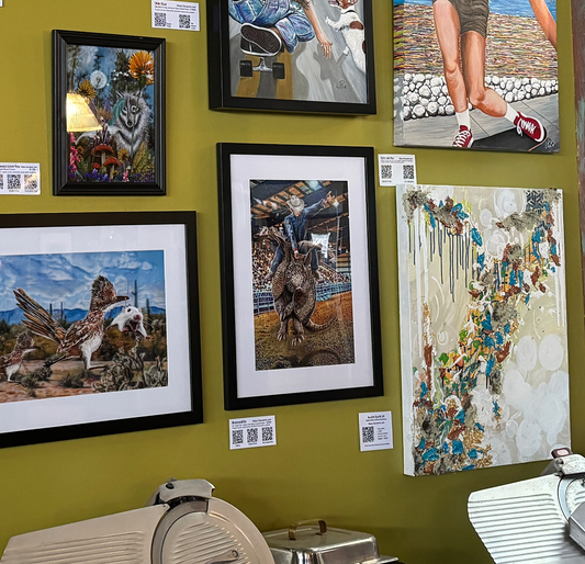 Austin Earth (right) NeWorlDeli Print