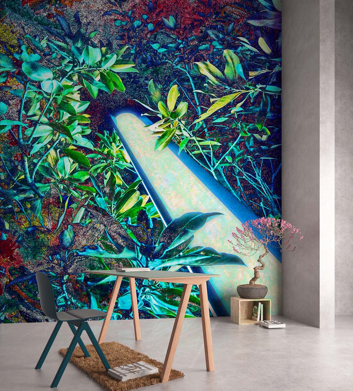 Lucid Light wall mural by Doug LaRue