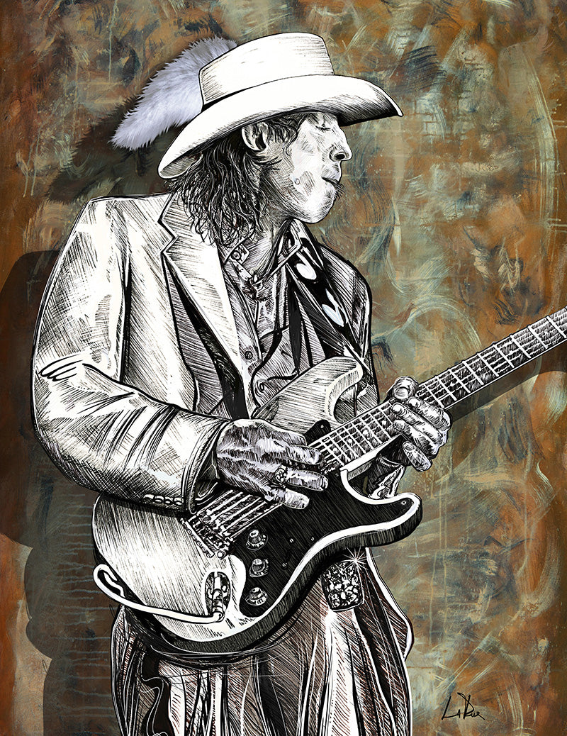 Stevie Ray Vaughan by Dual Rogue