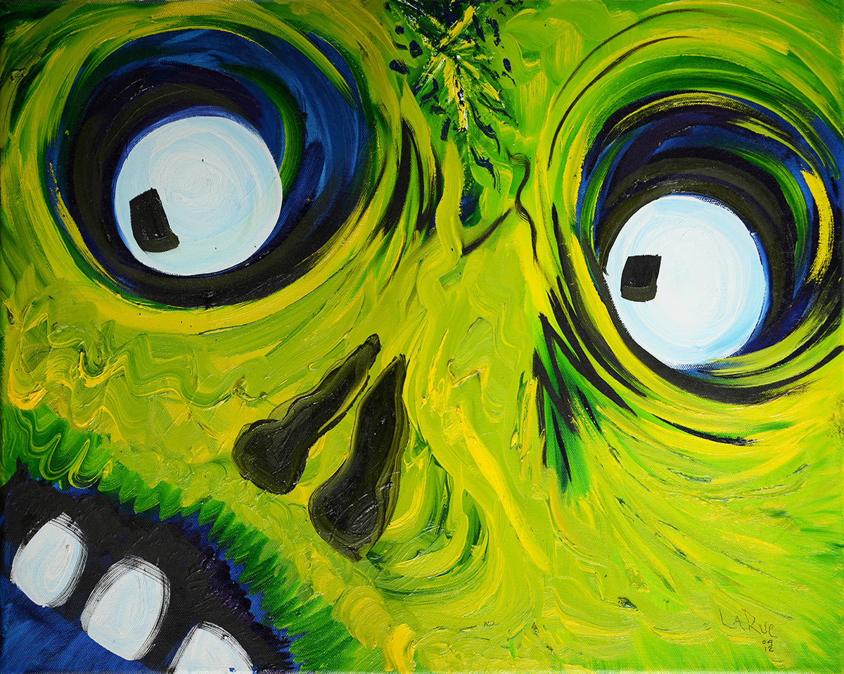 Crazy Eyes oil painting by Doug LaRue