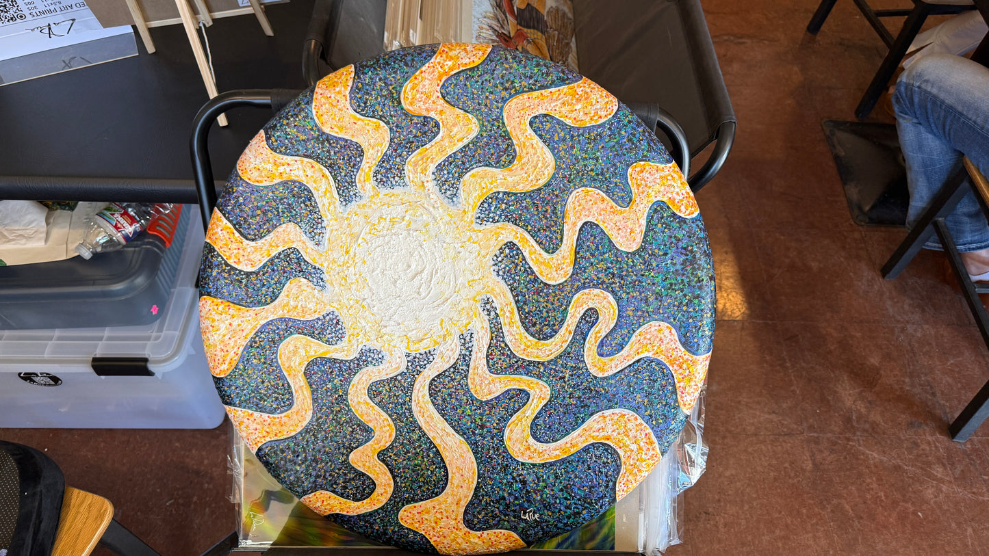 Sunburst painting by Doug LaRue