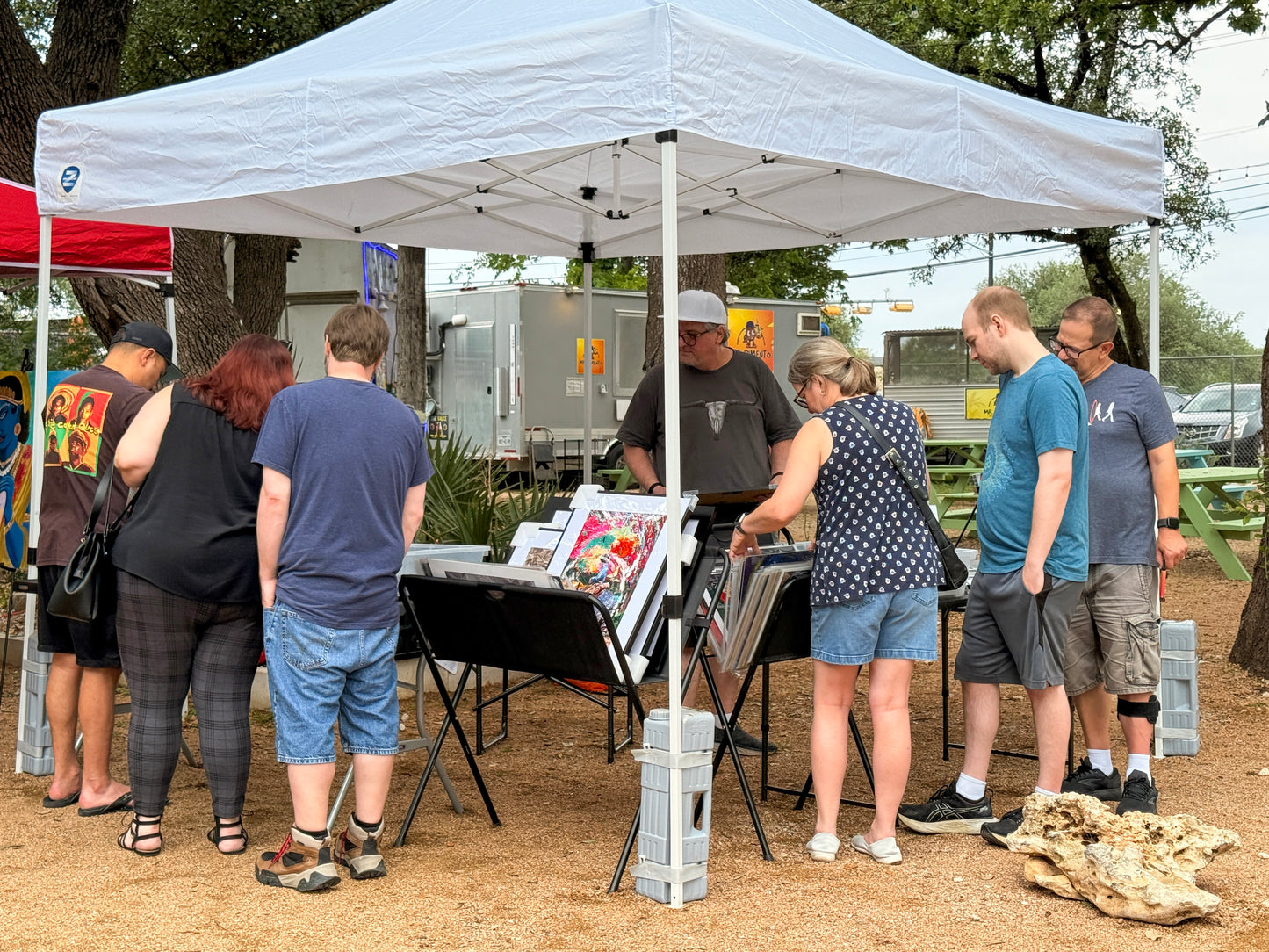 Austin Art Park Vendor Booth