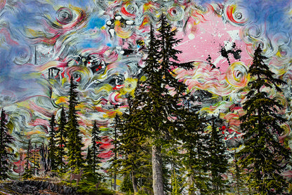 Verona Forest mixed media art by Doug LaRue