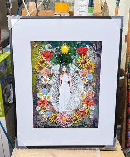 Angel Flowers by Doug LaRue Version 1.0 2024 Limited Edition Framed Print