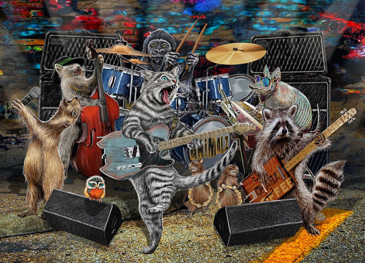 The Animalz Band 2024 art by Dual Rogue at LaRue Arts