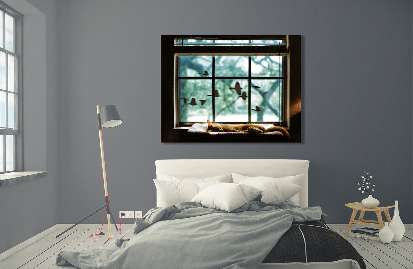 Chasing a Dream photograph by Doug LaRue on a bedroom wall over the bed