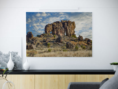 Elephant Rock photograph by Doug LaRue large metal print on a white wall