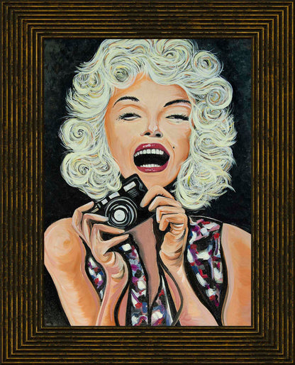 Marilyn Monroe Snap Shotframed print by Doug LaRue  