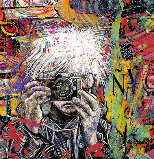 Soup Camera mixed media art by Doug LaRue