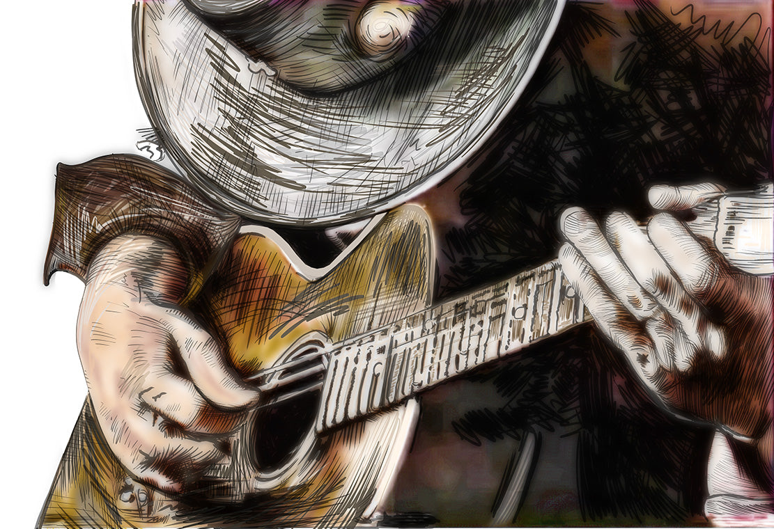 SRV Sketch b y Doug LaRue