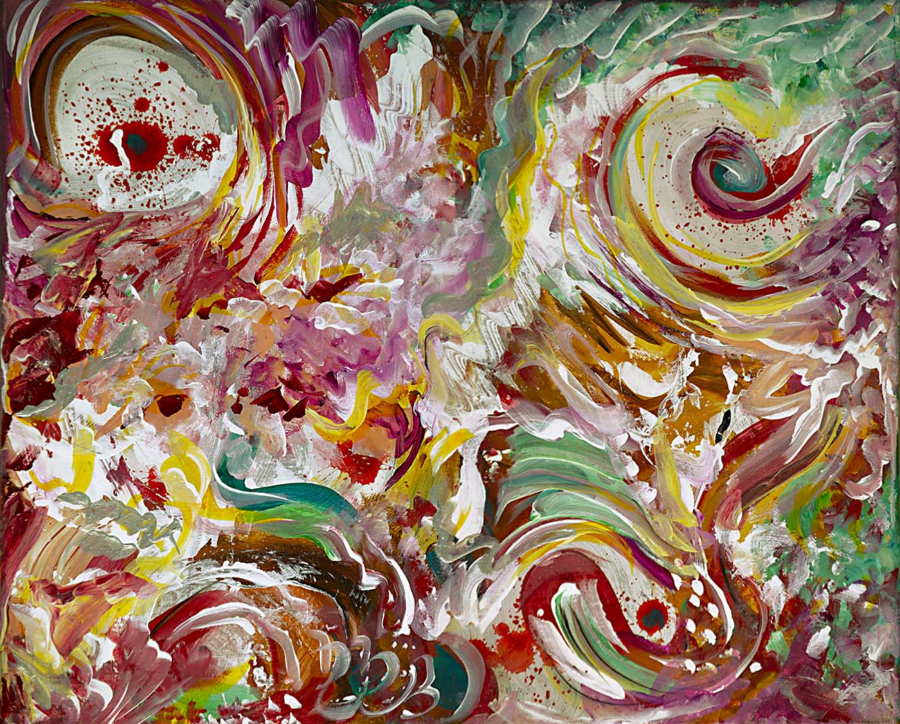 Disorganized Unicorn abstract art by Doug LaRue