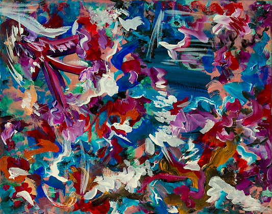 Easter abstract art by Doug LaRue