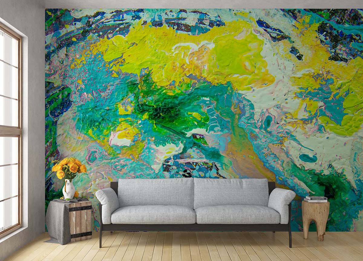 Abstract 21 Jungle art by Doug LaRue wall mural