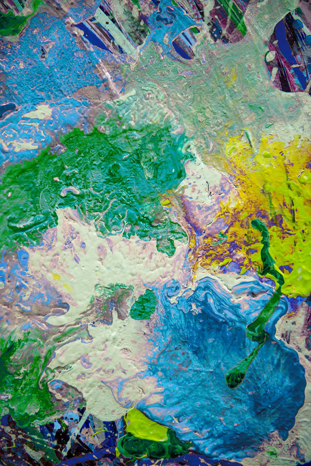 Abstract Pour 21 Galopagos artwork by Doug LaRue