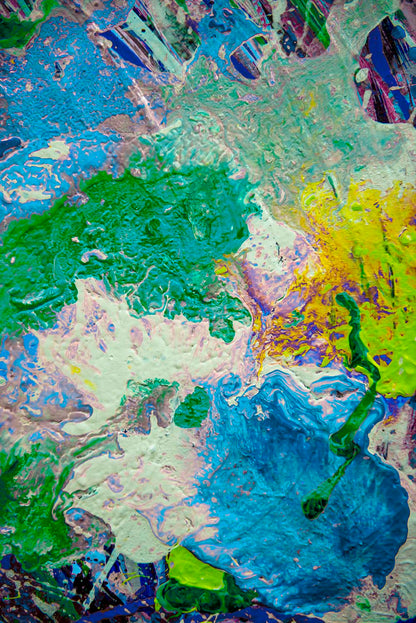 Abstract Pour 21 Galopagos artwork by Doug LaRue