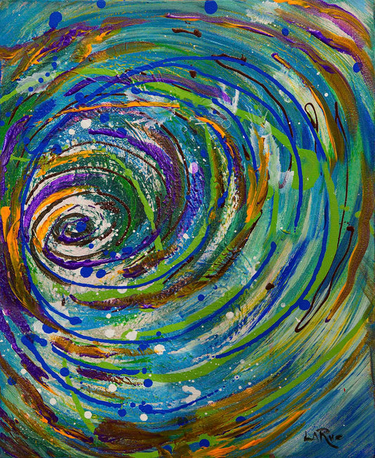 Chroma Vortex abstract by Doug LaRue